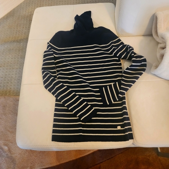 Ralph Lauren Black add white turtleneck Size Large - Picture 1 of 3